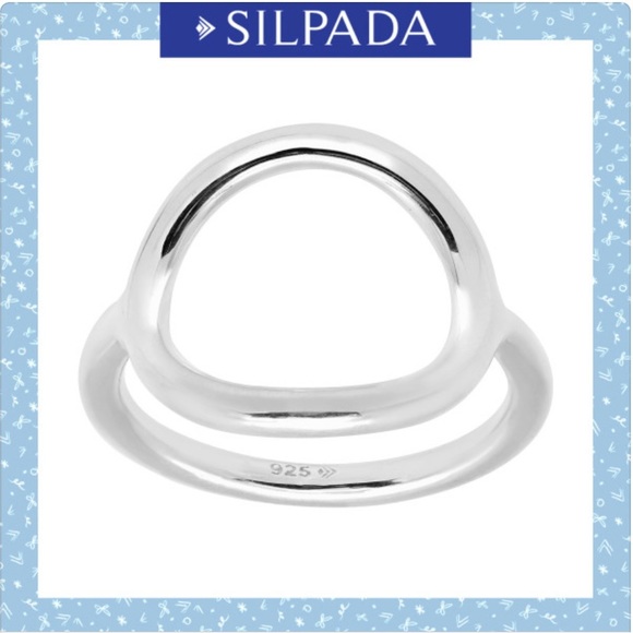 Silpada Jewelry - Silpada “Karma” Circle Sterling Silver Ring SZ 9